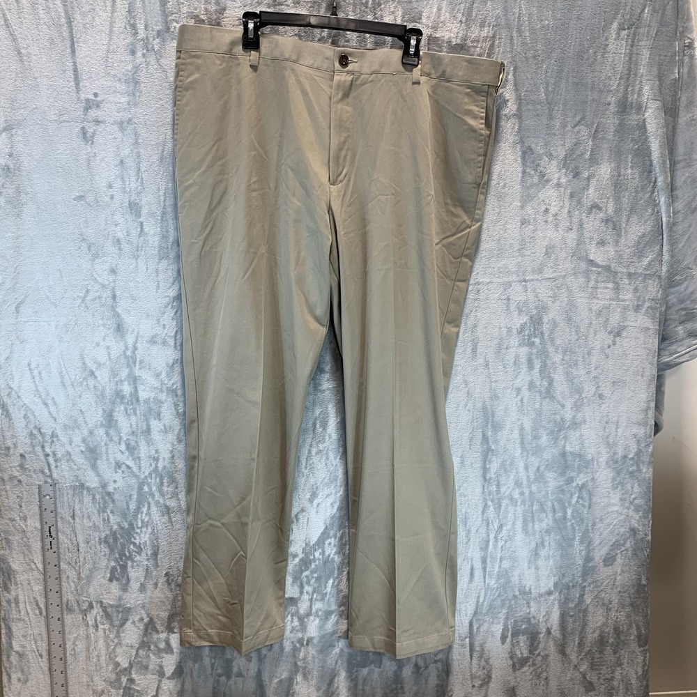 Docker's Men's Easy Khaki 44 x 32 Big & Tall Classic Fit Stretch Performance Tan